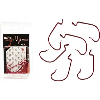 Rybářský háček OFFSETOVÉ HÁČKY SANGER DOIYO UJI RED 3/0 - 6 Ks