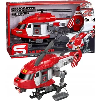 autíčko VÍCEÚČELOVÝ HELIKOPTÉRA HASIČI SE ZVUKOVÝMI EFEKTY