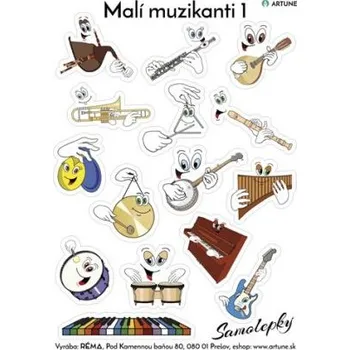 samolepka Artune Samolepky Malí muzikanti 1 - aršík