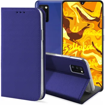 Pouzdro na mobilní telefon Flipové pouzdro Hello Case pro Samsung Galaxy A41, modré