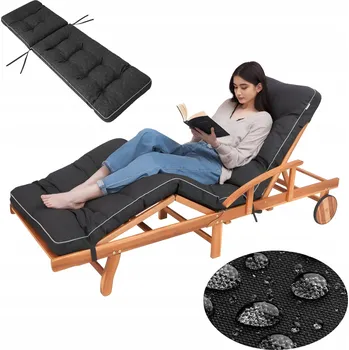 Polštář Polštář Hobbygarden 201 x 55 x 8 černý