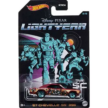 auto na autodráhu Toys Hot Wheels Disney Lightyear 67 Chevelle SS 396