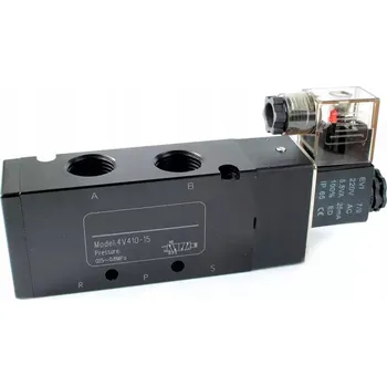 Ventil Pneumatický elektromagnetický ventil 5/2 1/2" 4V410-15 230VAC