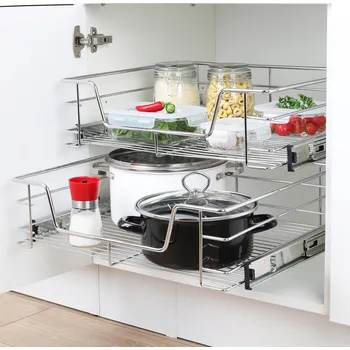 Haushalt international Teleskopická zásuvka do kuchyňské skříňky, 60 x 14 cm 670550