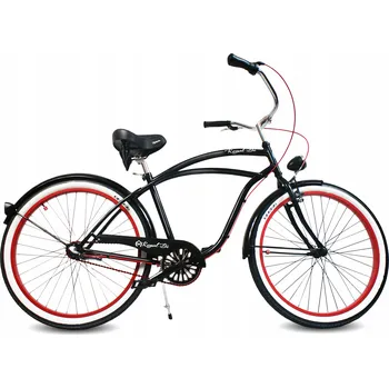 Městské kolo Městské kolo RoyalBi Pánské městské kolo 28" cruiser holandského typu, rám 20 palců, kolo 28", černé