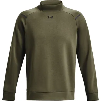 Pánská mikina Pánská funkční mikina přes hlavu Under Armour UNSTOPPABLE FLC MOCK zelená 1379810-390 - M | UK 12 | US 13