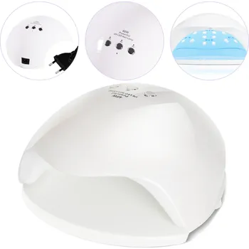 Lampička LED+UV lampa Sun #7263 48 W bílá