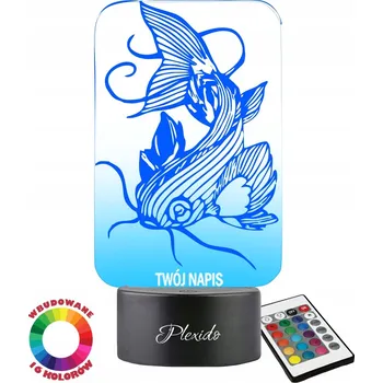 Lampička Noční lampa Plexido vícebarevná