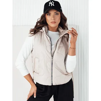 Světle šedá prošívaná vesta TREOS TY4217 Velikost: M