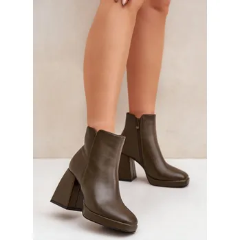 Dámské polobotky Boty na podpatku model 204677 Step in style 41