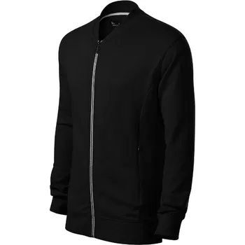 Pánská mikina Bomber mikina pánská černá 3XL