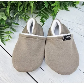 Capáčky Kulišárny Nízké capáčky barefoot s fleesem PÍSKOVÁ VELIKOST: 4 délka stélky: 14cm