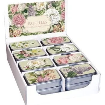 Cukrovinka Pastilky v plechové dóze Peonies & Roses