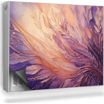 Obraz Magnetická podložka na radiátor, kryt 80 x 60 cm fialová