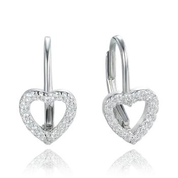 Náušnice Minet Stars Náušnice ze stříbra - srdce