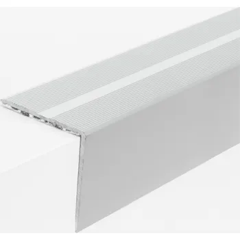 ukončovací lišta Schodová lišta hliníková široká Samolepící: Samolepící 48 mm x 48 mm x 270 cm