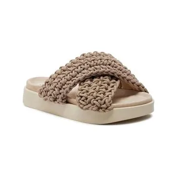 Dámské pantofle Nazouváky Inuikii Woven 70104-105 Hnědá 37