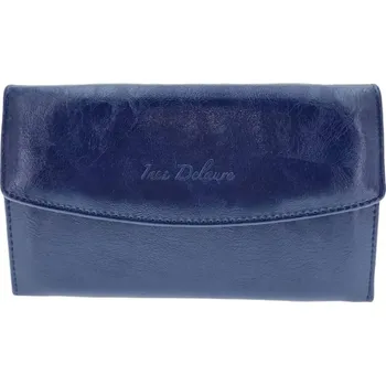 Ines Delaure Originální dámská peněženka tmavě modrá JQS0J