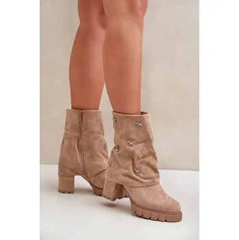 Dámské polobotky Boty na podpatku model 203531 Step in style 40