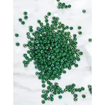 Korálek Bijoux Korálky zelené Rokajl vel. 7/0