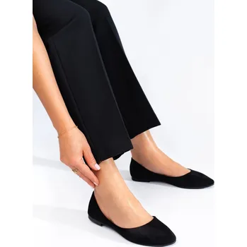 Dámské baleríny Goodin Módní baleríny černé dámské bez podpatku 37