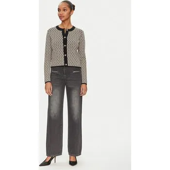 Dámské džíny Morgan Jeansy 251-PELI Šedá Wide Leg 36