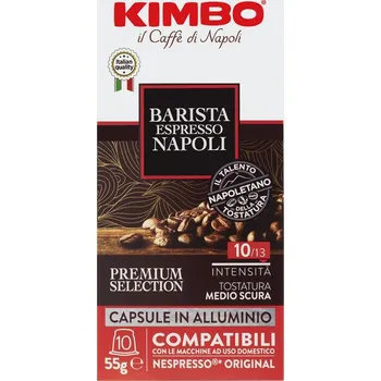 Káva Kimbo Barista espresso napoli kávové kapsle