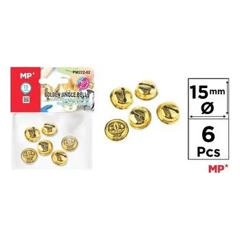 Set školních potřeb Dzwonek złoty 15mm 6szt