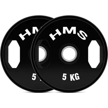 Sada pogumovaných olympijských kotoučů HMS TOG05 2 x 5 kg