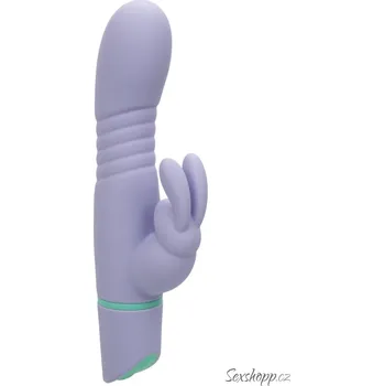 Vibrátor Přirážecí vibrátor s králíčkem Thrusting Bunny