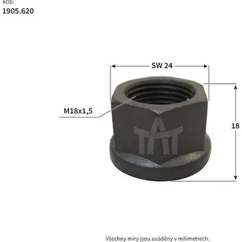 Matice na kolo Matice kola M18x1,5x18xSW24