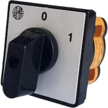 Relé 1NC - 1NO vačkový spínač (0-1), 10-63A 32A