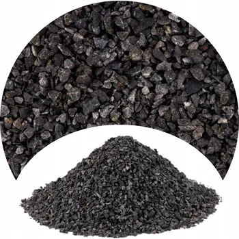 Dekorace do akvária 16 kg Černý Stelivo Grys do akvária 2-3 mm