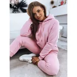 Růžová mikina s kapucí POLINA BY1137 Velikost: M