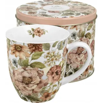 Hrnek Duo Pastel Flowers porcelán 400 ml