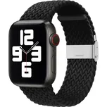 Kvalitní Řemínek pro Apple Watch 1/2/3/4/5/6/7/8/9/SE/SE 2/Ultra/Ultra 2 (42/44/45/49mm) Černá
