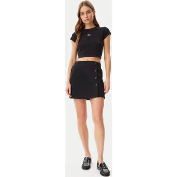 Dámská sukně Calvin Klein Jeans Mini sukně J20J225328 Černá Regular Fit S