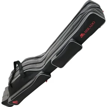 Pouzdro na prut Mikado Obal na pruty tříkomorový černý 140 cm