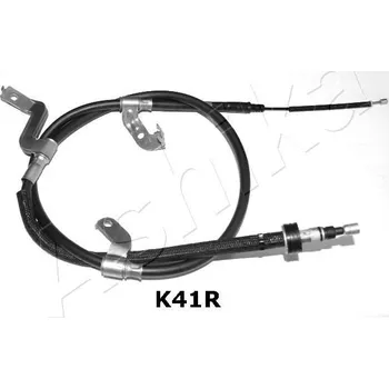 Brzdový systém Tažné lanko, parkovací brzda ASHIKA 131-0K-K41R