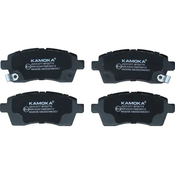 Brzdový systém Sada brzdových destiček, kotoučová brzda KAMOKA JQ101077