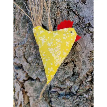 Velikonoční dekorace Slepička na zavěšení 14