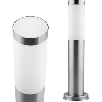 Dekorativní svítidlo Svítidlo zahradní externí E27 INOX sloupek 45cm Lilium Lumiled