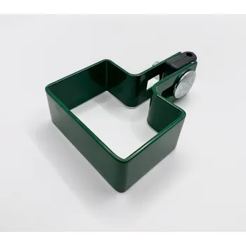 Příslušenství pro plot Koncová objímka 60 x 40mm zelená