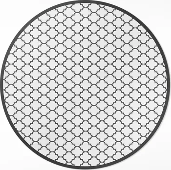 Koberec Kulatý Koberec koberec do kuchyně ⌀ 140 cm Elegantní mozaika, stylové dlaždice