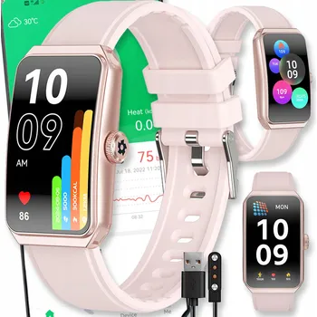 Hodinky CHYTRÝ NÁRAMEK CHYTRÉ HODINKY ŘEMÍNEK CHYTRÉ AMOLED HODINKY VODĚODOLNÉ DÁMSKÉ