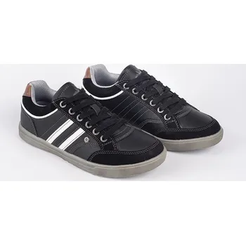 Dívčí tenisky Vico Praktické dětské tenisky černé bez podpatku 36