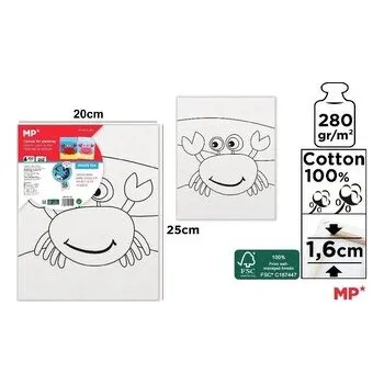 Set školních potřeb Płótno do malowania krab 20x25cm