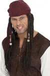 Pirátský šátek s dredy Jack Sparrow
