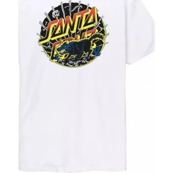 Pánské tričko TRIKO SANTA CRUZ Kendall Wolf Dot - bílá - XL + při osobním odběru 712 Kč