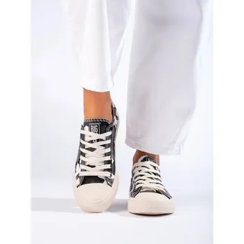 Dámské tenisky Big Star Shoes Jedinečné tenisky barevné dámské bez podpatku 37